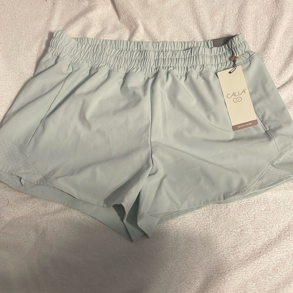 Blue shorts, comfy